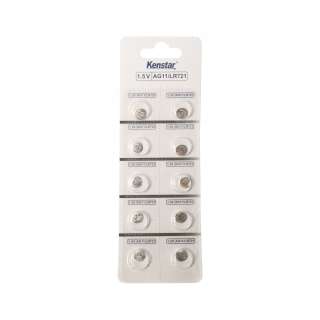 Алкалиновые батареи KenStar G11/LR721/LR58/362A/162, 1.5V, BL-10 (блистер 10 шт.) Алкалиновые батареи KenStar G11/LR721/LR58/362A/162, 1.5V, BL-10 (блистер 10 шт.)