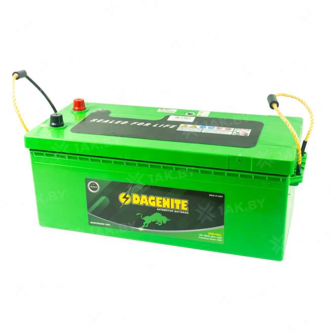 Аккумулятор DAGENITE (190 Ah) 1200 A, 12 V Прямая, L+ TYPE B DIN190L 0