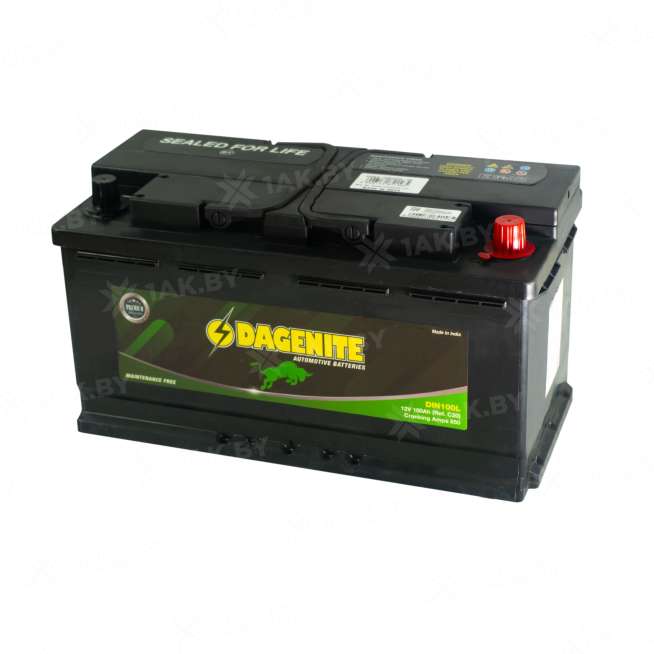 Аккумулятор DAGENITE (100 Ah) 850 A, 12 V Обратная, R+ L5 DIN100R 1
