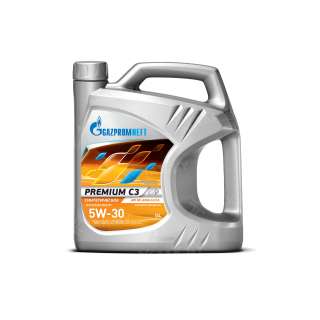 Масло моторное Gazpromneft Premium C3 5W-30, 5л, Россия Масло моторное Gazpromneft Premium C3 5W-30, 5л, Россия