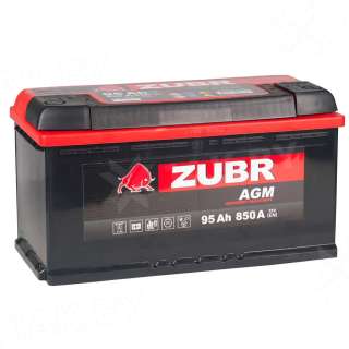 Аккумулятор ZUBR (95 Ah) 850 A, 12 V Обратная, R+ L5 1014246