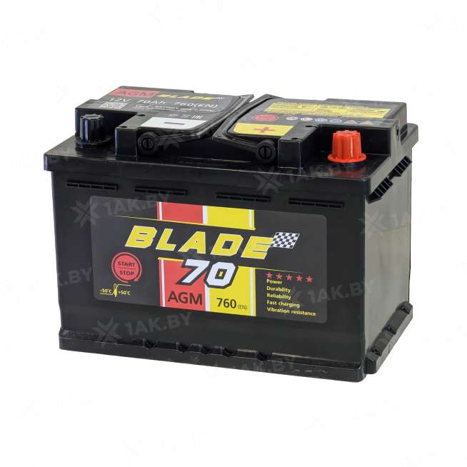 Аккумулятор BLADE (70 Ah) 760 A, 12 V Обратная, R+ L3 6QTF-70 0