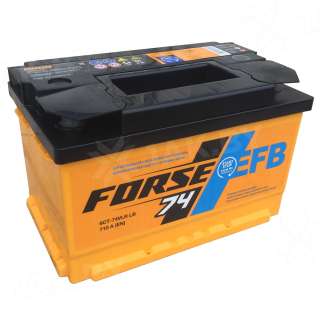 Аккумулятор FORSE (74 Ah) 710 A, 12 V Обратная, R+ LB3 ПEFBн006 Аккумулятор FORSE (74 Ah) 710 A, 12 V Обратная, R+ LB3 ПEFBн006