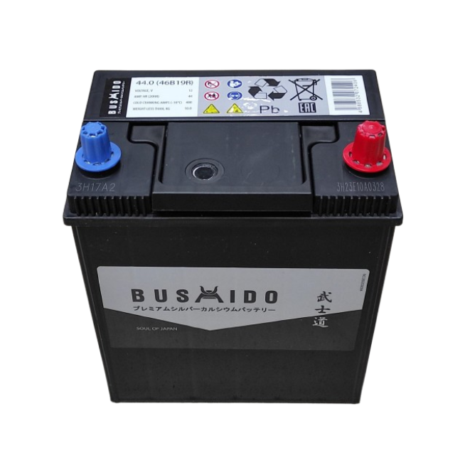 Аккумулятор BUSHIDO (44 Ah) 400 A, 12 V Обратная, R+ B19 0129480 0