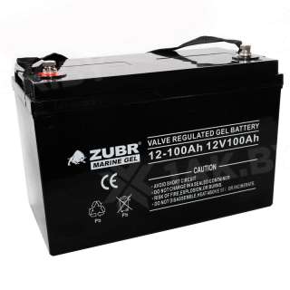 Аккумулятор ZUBR (100 Ah,12 V) GEL 330x171x214/220 мм