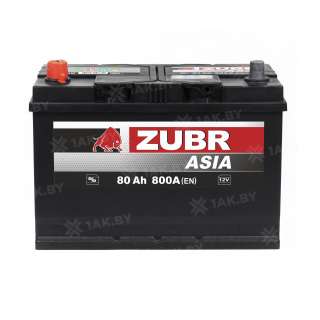 Аккумулятор ZUBR (80 Ah) 800 A, 12 V Прямая, L+ D26 ZU801JP Аккумулятор ZUBR (80 Ah) 800 A, 12 V Прямая, L+ D26 ZU801JP