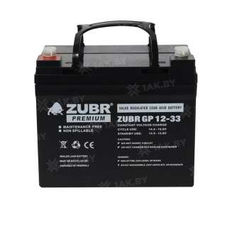 Аккумулятор для ИБП ZUBR (33 Ah) , 12 V  GP12-33(ZUBR) 4