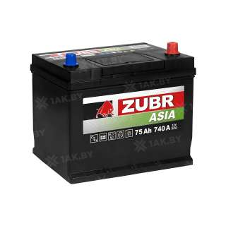 Аккумулятор ZUBR (75 Ah) 740 A, 12 V Обратная, R+ D26 1014234 Аккумулятор ZUBR (75 Ah) 740 A, 12 V Обратная, R+ D26 1014234