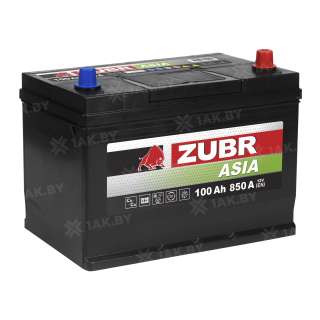 Аккумулятор ZUBR (100 Ah) 850 A, 12 V Обратная, R+ D31 1014235