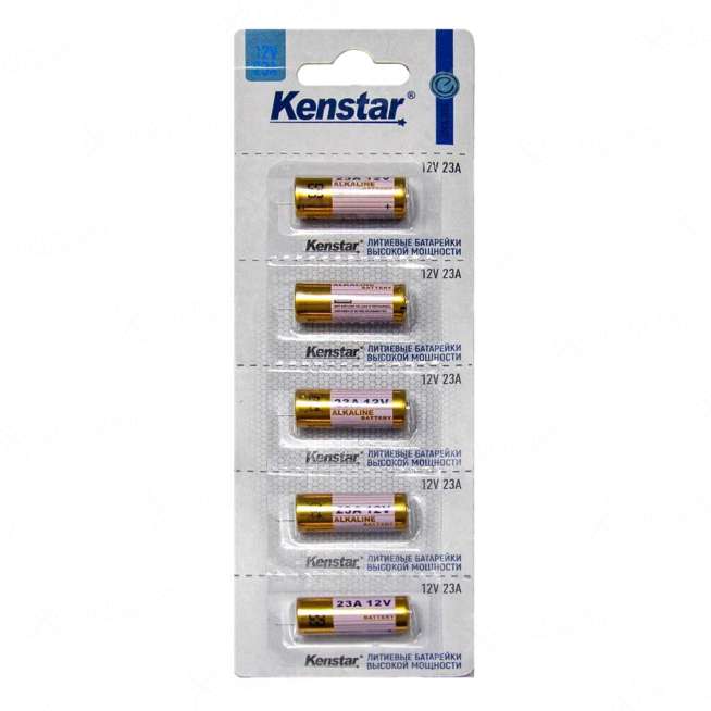 Алкалиновые батареи KenStar LR23/A23/MN21, 12V BL-5 0