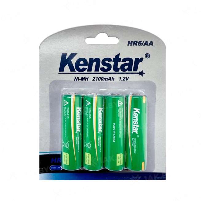 Аккумуляторы никель-металлгидридные KenStar HR6/AA Ni-Mh 2100 mAh BL-4 (блистер 4 шт.) 0