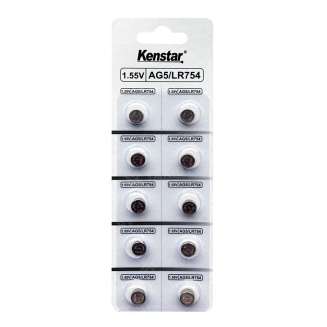 Алкалиновые батареи KenStar G5/LR754/LR48/393A/193, 1.5V BL-10 (блистер 10 шт.) 0