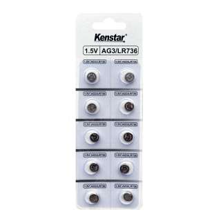 Алкалиновые батареи KenStar G3/LR736/LR41/392A/192, 1.5V  BL-10 (блистер 10 шт.)
