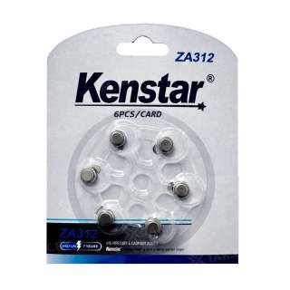 Алкалиновые батареи KenStar ZA312 BL-6, Zinc Air (блистер 6 шт.) Алкалиновые батареи KenStar ZA312 BL-6, Zinc Air (блистер 6 шт.)
