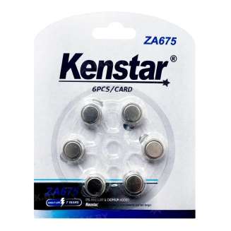 Алкалиновые батареи KenStar ZA675 BL-6, Zinc Air (блистер 6 шт.) 0