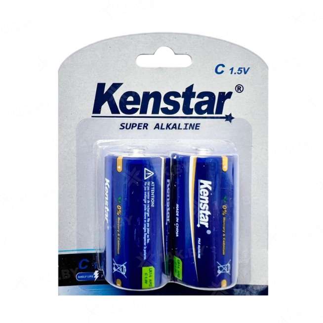 Алкалиновые батареи KenStar LR14/C BL-2 (блистер 2 шт.) 0