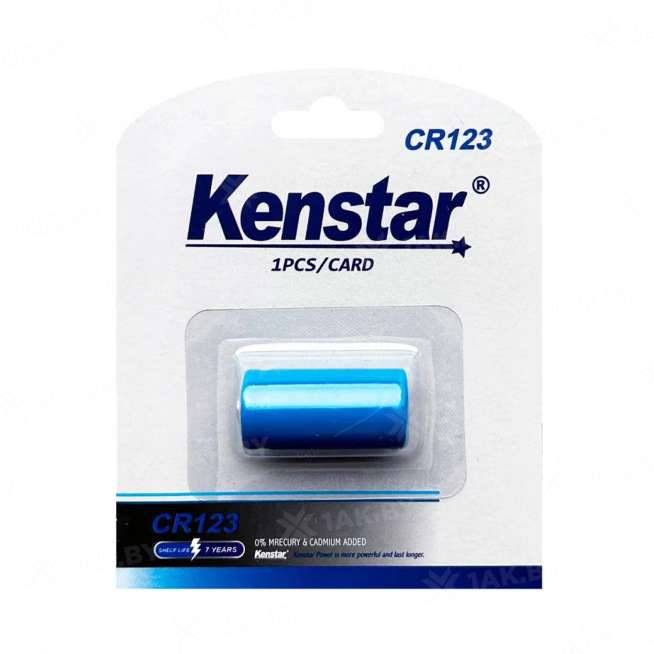 Элемент питания KenStar CR123 BL-1 (блистер 1 шт.) 0