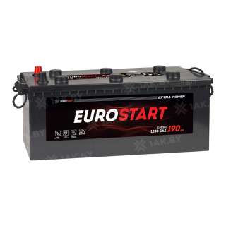 Аккумулятор EUROSTART (190 Ah) 1200 A, 12 V Прямая, L+ D05 EB1903SU Аккумулятор EUROSTART (190 Ah) 1200 A, 12 V Прямая, L+ D05 EB1903SU