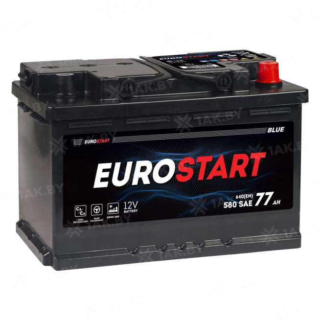 Аккумулятор EUROSTART (77 Ah) 580 А, 12 V Обратная, R+ L3 00032821 0