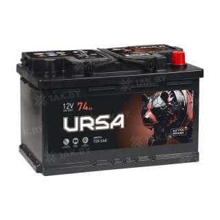 Аккумулятор URSA (74 Ah) 680 A, 12 V Обратная, R+ LB3 UE740E