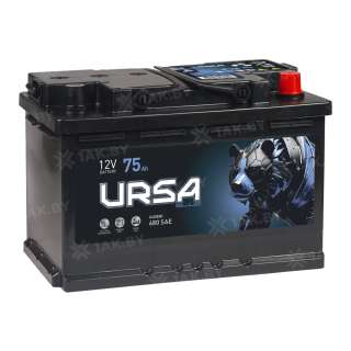 Аккумулятор URSA (75 Ah) 640 A, 12 V Обратная, R+ L3 UU750SU Аккумулятор URSA (75 Ah) 640 A, 12 V Обратная, R+ L3 UU750SU