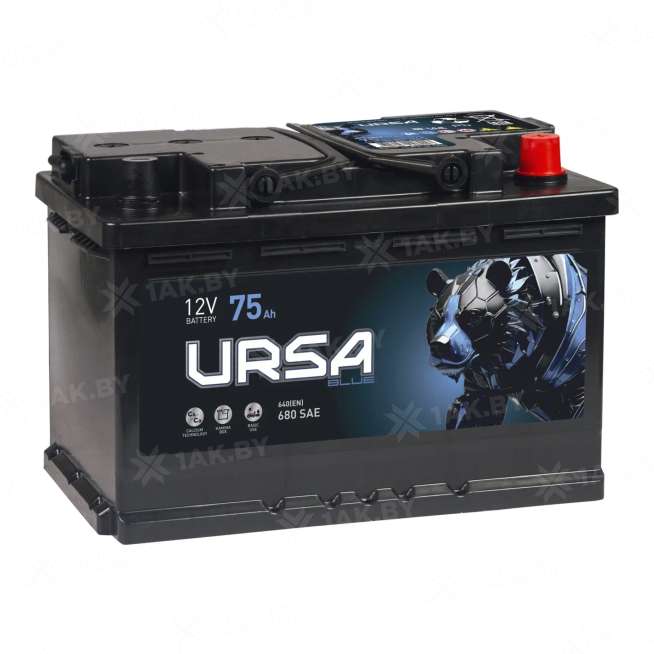 Аккумулятор URSA (75 Ah) 640 A, 12 V Обратная, R+ L3 UU750SU 0