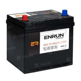Аккумулятор ENRUN (60 Ah) 550 A, 12 V Прямая, L+ D23 EN601JS