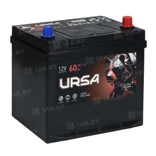 Аккумулятор URSA (60 Ah) 480 A, 12 V Обратная, R+ D23 UE600J