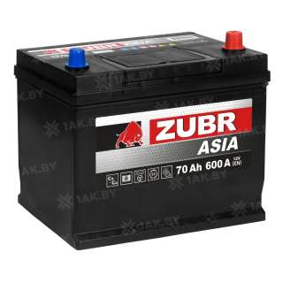 Аккумулятор ZUBR (70 Ah) 600 A, 12 V Обратная, R+ D26 1014239 Аккумулятор ZUBR (70 Ah) 600 A, 12 V Обратная, R+ D26 1014239