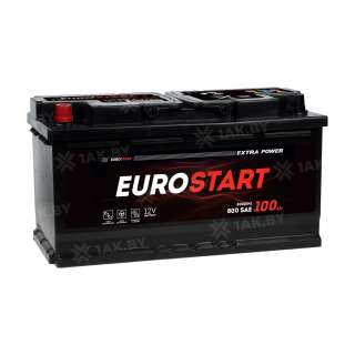 Аккумулятор EUROSTART (100 Ah) 800 A, 12 V Прямая, L+ L5 00033623 Аккумулятор EUROSTART (100 Ah) 800 A, 12 V Прямая, L+ L5 00033623