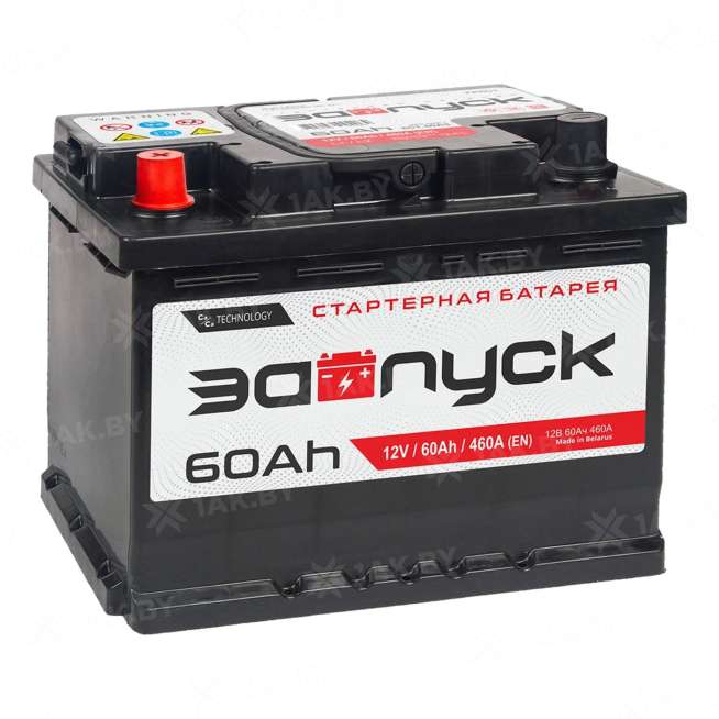 Аккумулятор ЗАПУСК (60 Ah) 460 A, 12 V Прямая, L+ L2 ZA601SU 0
