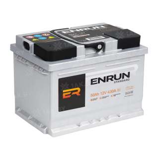 Аккумулятор ENRUN (50 Ah) 430 A, 12 V Прямая, L+ B24 EN501JP