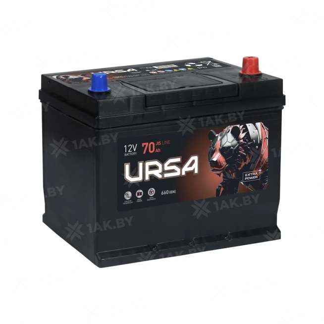 Аккумулятор URSA (70 Ah) 660 A, 12 V Обратная, R+ L3 UE700E 0