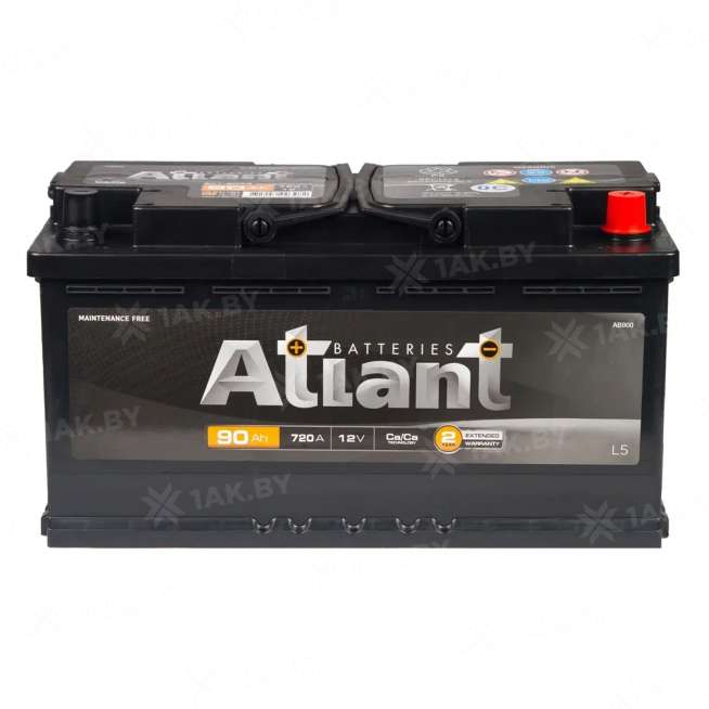 Аккумулятор ATLANT (90 Ah) 720 A, 12 V Прямая, L+ L5 AB901SU 0