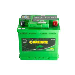 Аккумулятор DAGENITE (44 Ah) 400 A, 12 V Прямая, L+ L1 DIN44L Аккумулятор DAGENITE (44 Ah) 400 A, 12 V Прямая, L+ L1 DIN44L