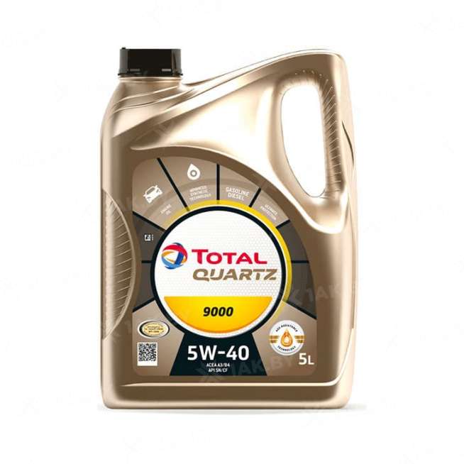 5 л Масло моторное TOTAL QUARTZ Energies 9000 5W-40 0