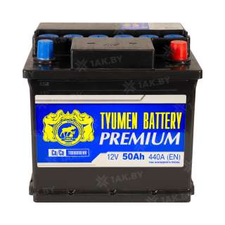 Аккумулятор ТЮМЕНЬ (50 Ah) 440 A, 12 V Обратная, R+ L1 TNP50.0