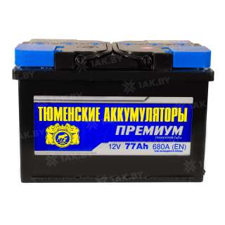 Аккумулятор ТЮМЕНЬ (77 Ah) 680 A, 12 V Обратная, R+ L3 TNP77.0R Аккумулятор ТЮМЕНЬ (77 Ah) 680 A, 12 V Обратная, R+ L3 TNP77.0R