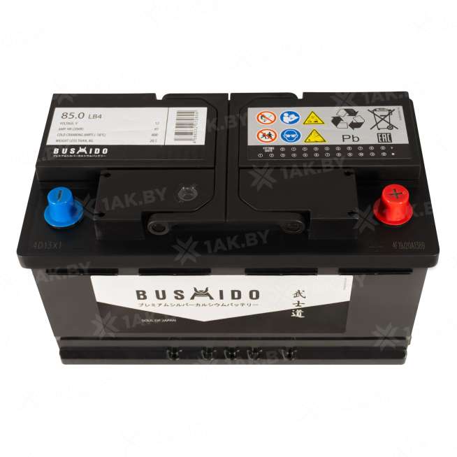 Аккумулятор BUSHIDO (85 Ah) 800 A, 12 V Обратная, R+ LB4 0131000 3