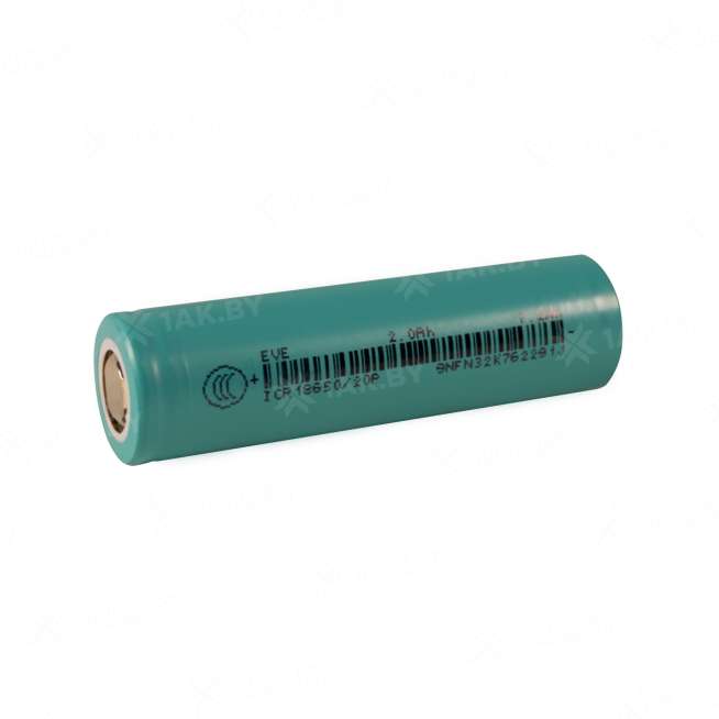 Аккумуляторный элемент EVE Li-ion INR18650/20P (3.6 В, 2000 мАч, 20A) 1