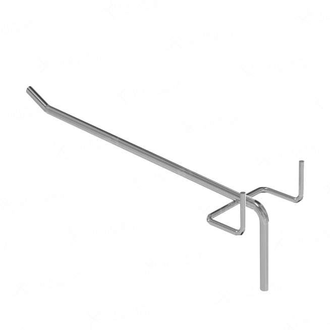 Крючки 20 см для перфорированной панели (7шт) 1
