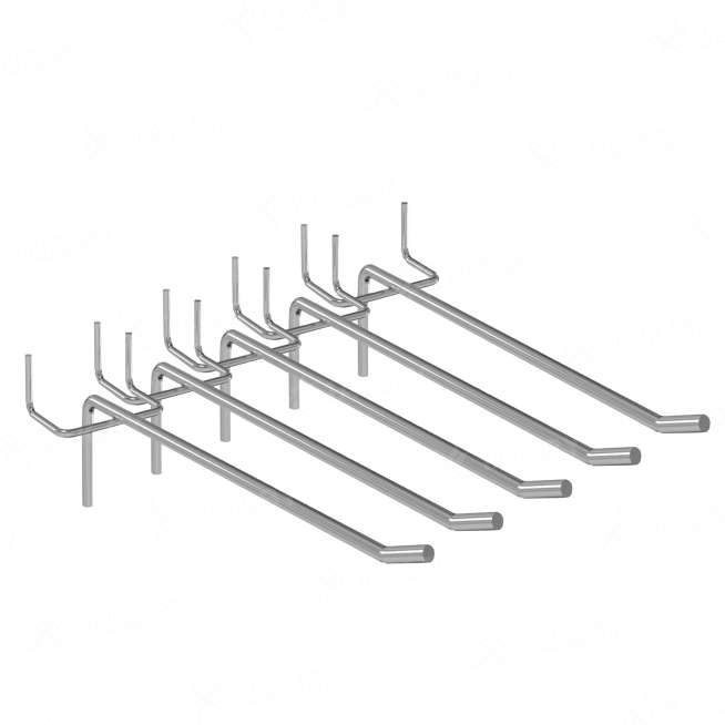 Крючки 15 см для перфорированной панели (5шт) 0