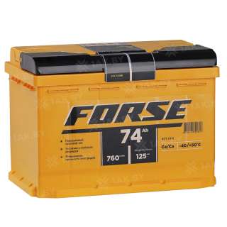 Аккумулятор FORSE (74 Ah) 760 A, 12 V Прямая, L+ L3 П240036 Аккумулятор FORSE (74 Ah) 760 A, 12 V Прямая, L+ L3 П240036