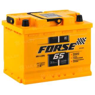 Аккумулятор FORSE (65 Ah) 650 A, 12 V Прямая, L+ D23 FRS651JP Аккумулятор FORSE (65 Ah) 650 A, 12 V Прямая, L+ D23 FRS651JP