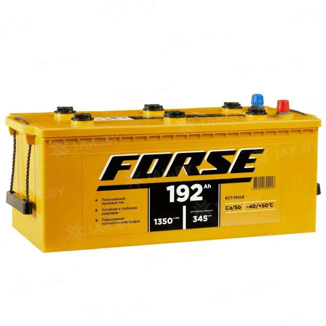 Аккумулятор FORSE (192 Ah) 1350 A, 12 V Обратная, R+ D5 СТ000494 0