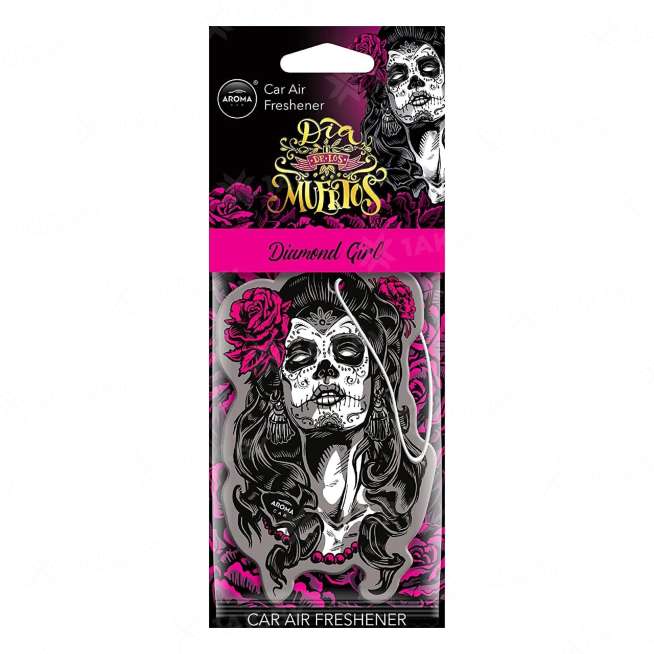 Освежитель воздуха Aroma Car DIA DE LOS MUERTOS Pink Diamond Girl (ШК:5902846831167, Артикул: 83116) 0