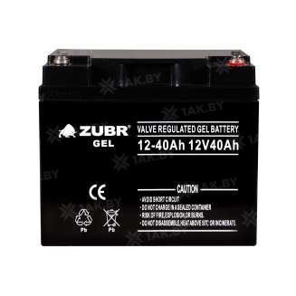 Аккумулятор для ИБП ZUBR (40 Ah) , 12 V  Gel12-40(ZUBR) 5