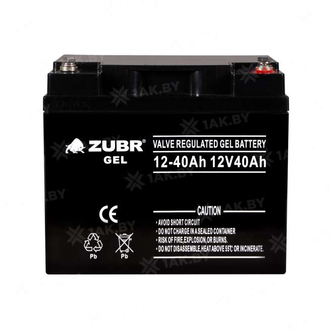 Аккумулятор для ИБП ZUBR (40 Ah) , 12 V  Gel12-40(ZUBR) 5