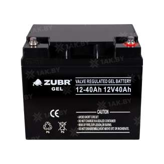 Аккумулятор для ИБП ZUBR (40 Ah) , 12 V  Gel12-40(ZUBR) 6