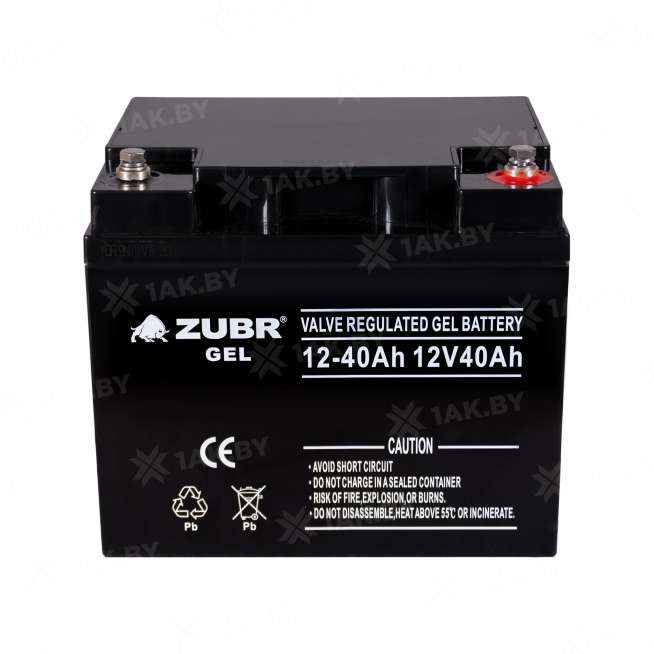 Аккумулятор для ИБП ZUBR (40 Ah) , 12 V  Gel12-40(ZUBR) 6